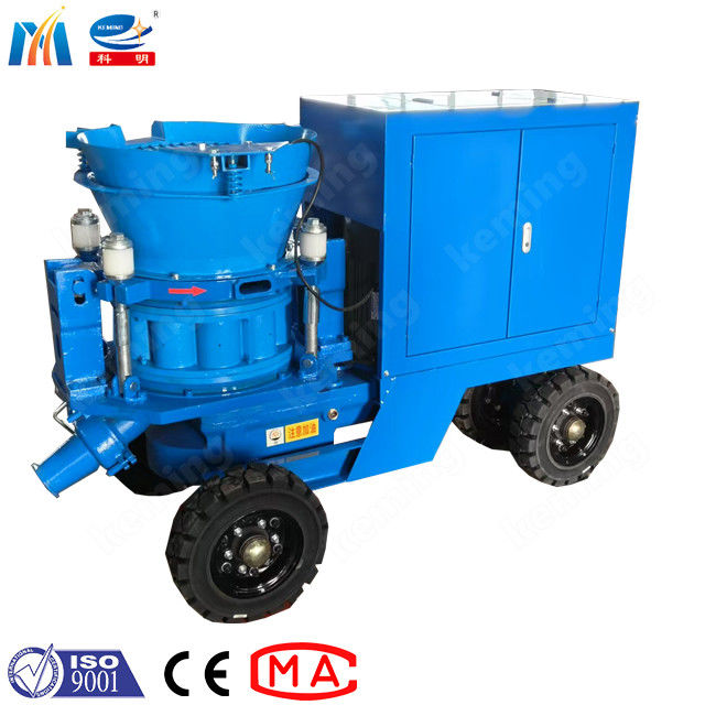 Hydraulic Braking Electric Power Dry Shotcrete Machine OEM Accepted Concrete Sprayer