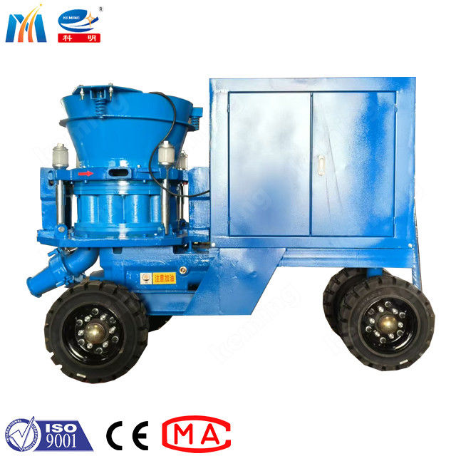 Hydraulic Braking Electric Power Dry Shotcrete Machine OEM Accepted Concrete Sprayer